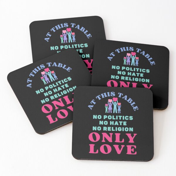 Item preview, At This Table - Thanksgiving Rules - Only Love designed and sold by sableandshadow.