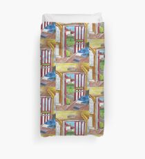 Escape on Saturday Morning Duvet Cover