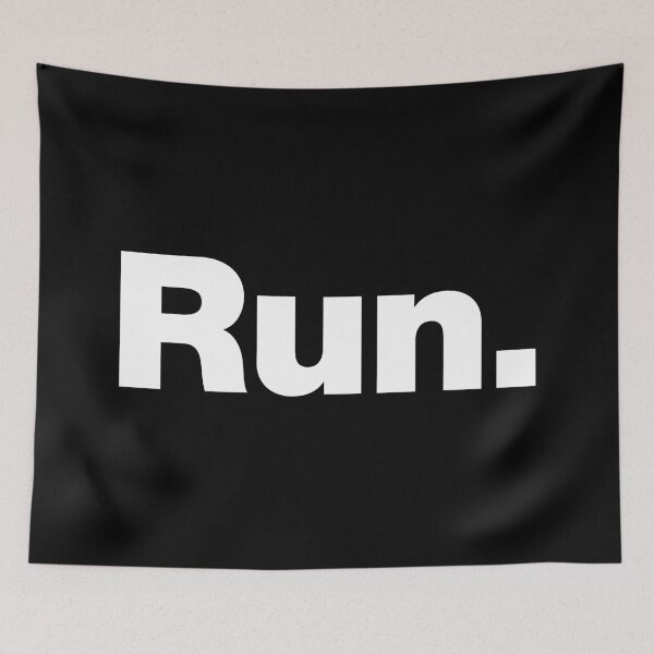 Item preview, Run (white) designed and sold by dudethecreator.