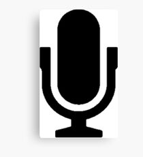 Music Microphone Canvas Print