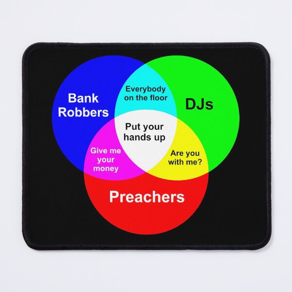 Item preview, Venn Diagram designed and sold by Good-Looking Corpse.