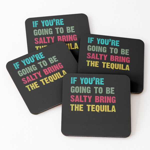 Aperçu de l'œuvre Si vous allez être salé, apportez la tequila rétro vintage créée et vendue par OusmaneProDz.