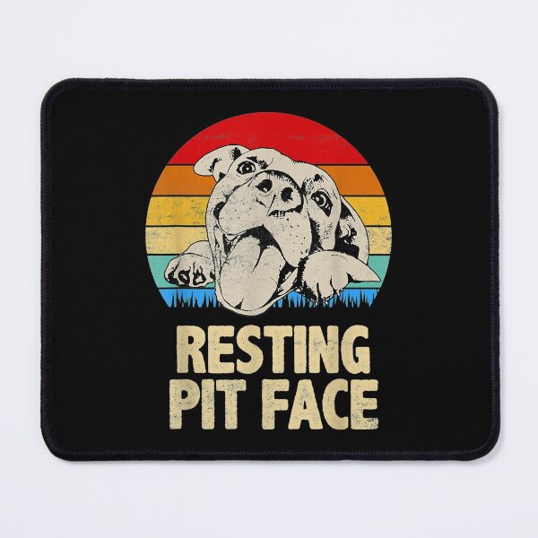 Item preview, Vintage Pitbull Resting Pit Face designed and sold by maudean.