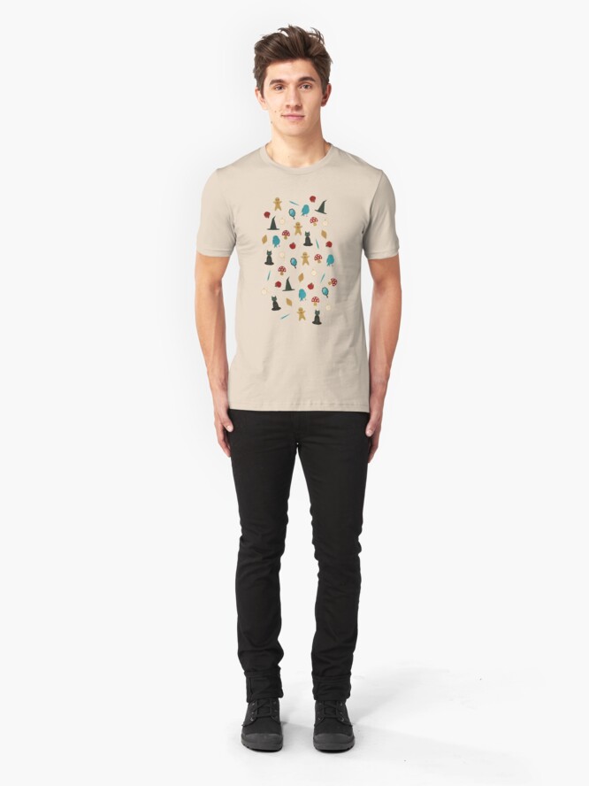 Alternate view of Fairytale Pattern Slim Fit T-Shirt
