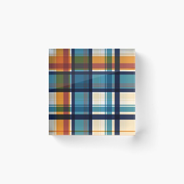 Item preview, Ocean Sand Plaid designed and sold by oppositedge.