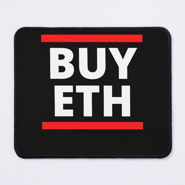 Aperçu de l'œuvre Acheter ETH Crypto Design créée et vendue par Funny-Tees4U.