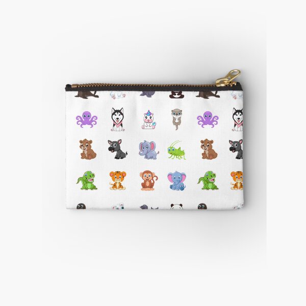 Item preview, Cute Baby Animals Print. Mixed Cartoon Baby Animals Pattern designed and sold by silviaol.