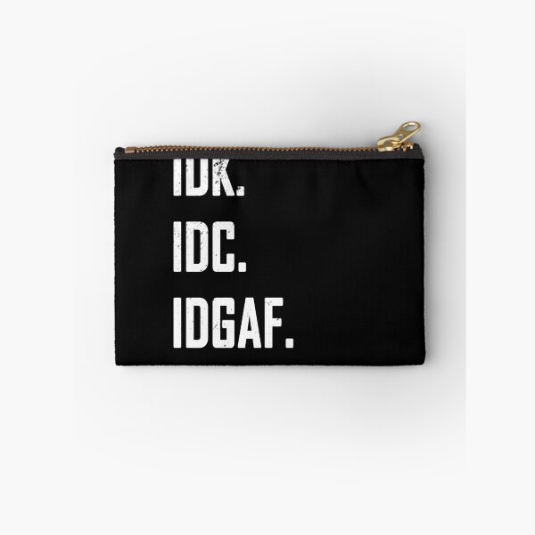 Item preview, IDK IDC IDGAF Shirt Funny Antisocial Humor Saying Quote Best designed and sold by OusmaneProDz.