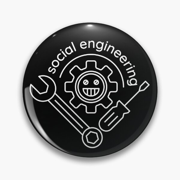 Item preview, social engineering, emblem designed and sold by close-up.biz.