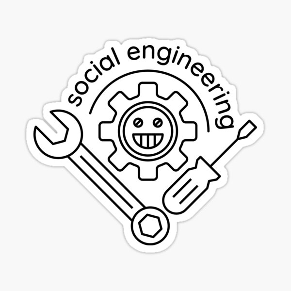 Item preview, social engineering, emblem designed and sold by close-up.biz.