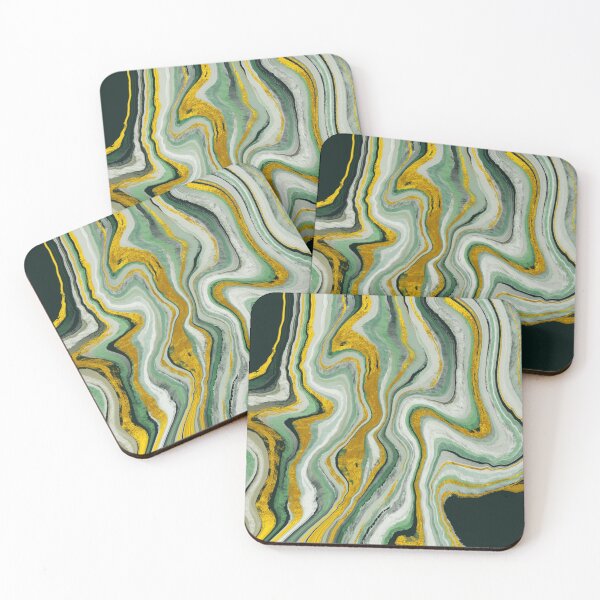 Item preview, Green and Gold Marble Texture|Marble Texture designed and sold by yousseftalat2.