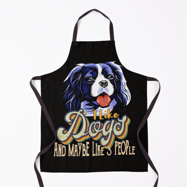 Item preview,  I Like Dogs and Maybe 3 People funny Cavalier dog King Charles  designed and sold by mohmmed22.