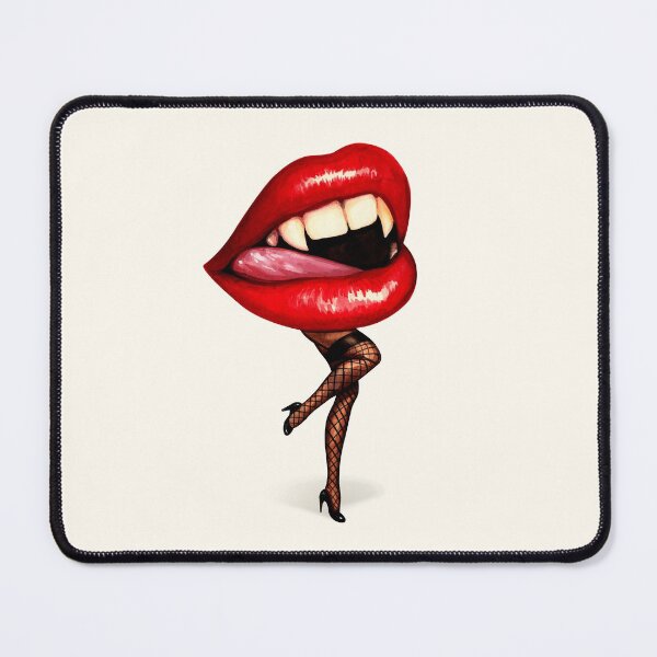 Item preview, Vampire Lips Pin-Up designed and sold by Kelly  Gilleran.