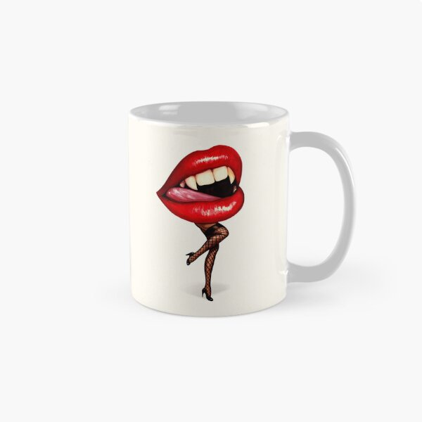Item preview, Vampire Lips Pin-Up designed and sold by Kelly  Gilleran.