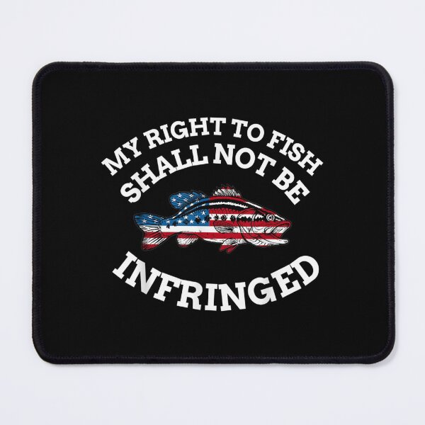 Item preview, 4th Of July Fishing American Flag My Right To Fish designed and sold by angelata.