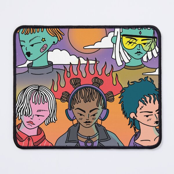 Item preview, Galactic Riot Girls designed and sold by malondra.