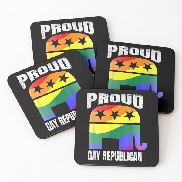 Item preview, Vote Republican Gay Pride Flag Elephant Vintage designed and sold by angelata.