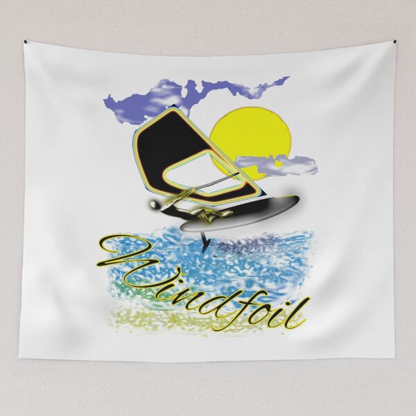 Item preview, Wind Foiling Design designed and sold by CottagePop.