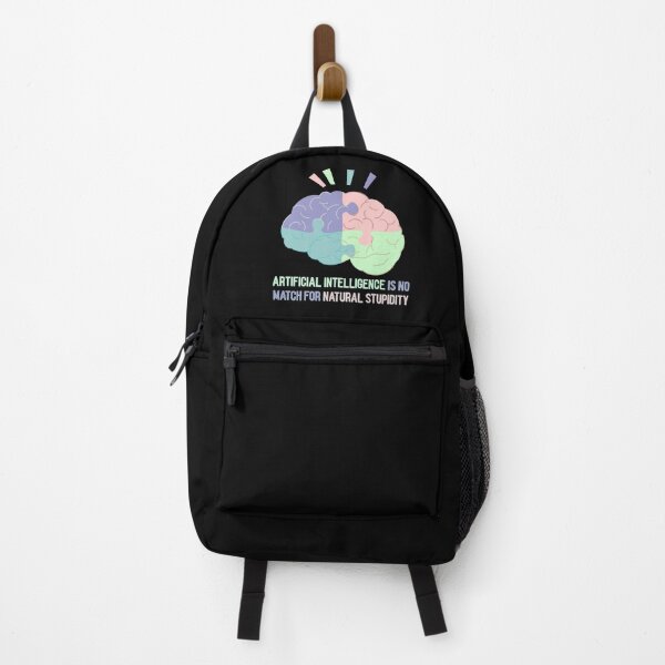 Item preview, Artificial intelligence versus natural stupidity quote designed and sold by ShineEyePirate.