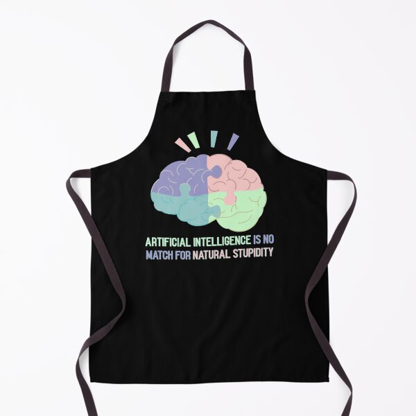 Item preview, Artificial intelligence versus natural stupidity quote designed and sold by ShineEyePirate.