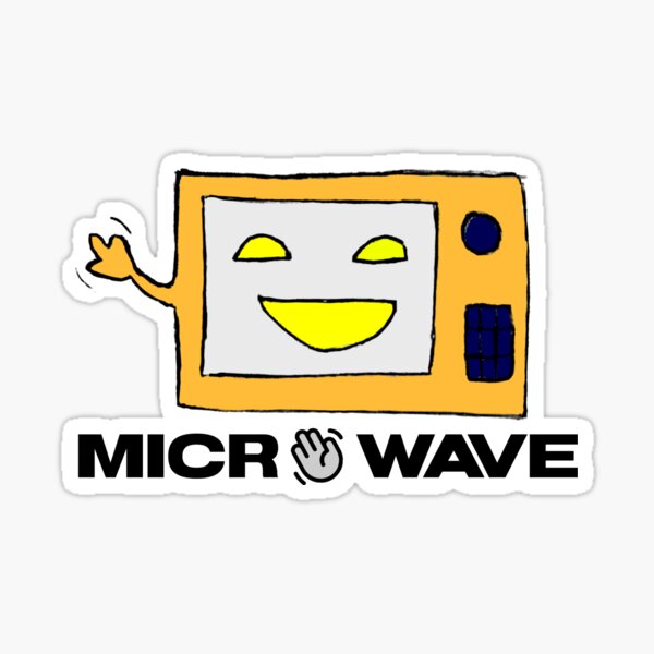 "Funny cooking jokes Cute Cartoon microwave waving funnymicrowave