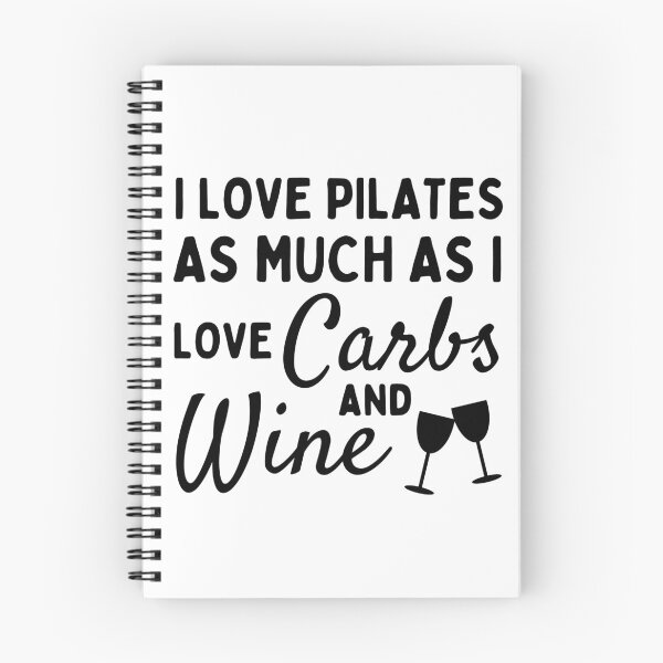 Item preview, I love pilates as much as I love carbs and wine designed and sold by TheGreenGoat.