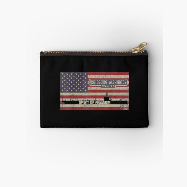 Item preview, Uss George Washington Cvn 73 Aircraft Carrier American Flag designed and sold by maudean.