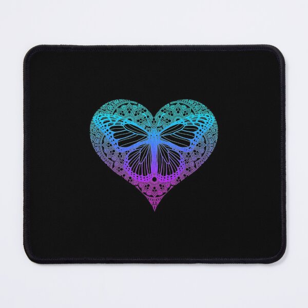 Item preview, Butterfly Heart Mandala Zen Beautiful Design 01 designed and sold by angelata.