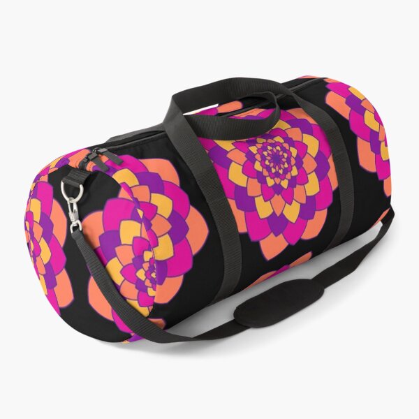 Item preview, Sunset Flower- pattern in purple, pink, orange and yellow designed and sold by nathanielmeeart.