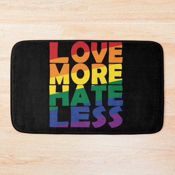 Item preview, Coloured Love More Hate Less DESIGN  designed and sold by Solotree.