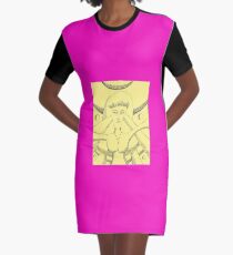 center Graphic T-Shirt Dress