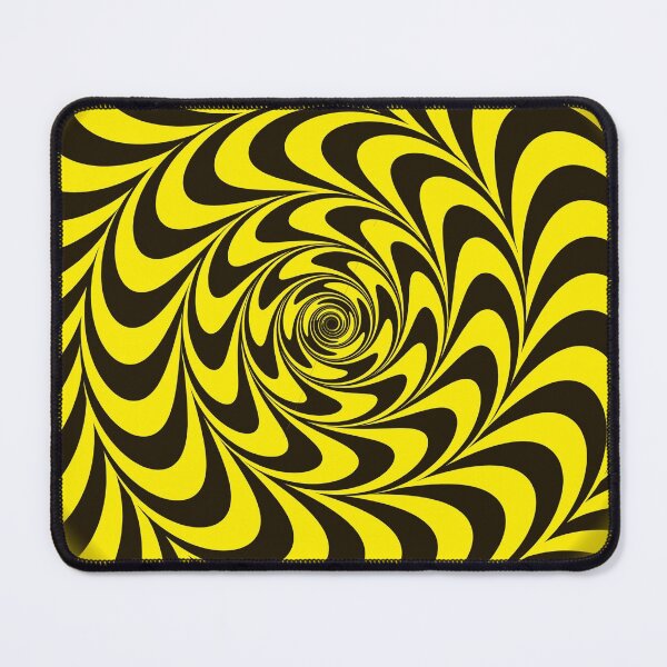Item preview, Circle black and yellow Trippy optical illusion designed and sold by Designs Of all kinds.