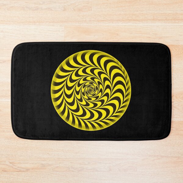 Item preview, Circle black and yellow Trippy optical illusion  designed and sold by Designs Of all kinds.