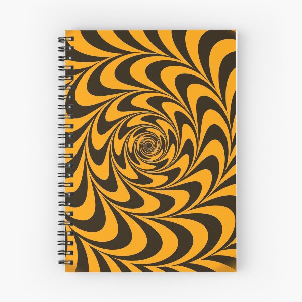 Item preview, Circle black and orange Trippy optical illusion  designed and sold by Designs Of all kinds.