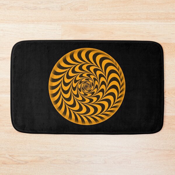 Item preview, Circle black and orange Trippy optical illusion  designed and sold by Designs Of all kinds.