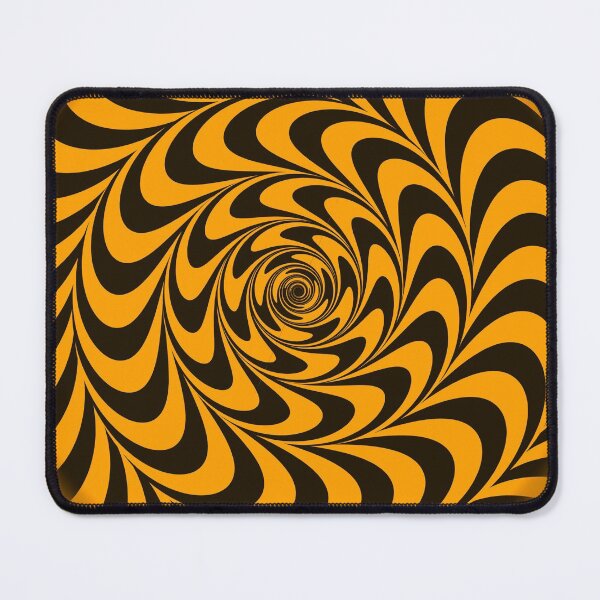 Item preview, Circle black and orange Trippy optical illusion  designed and sold by Designs Of all kinds.