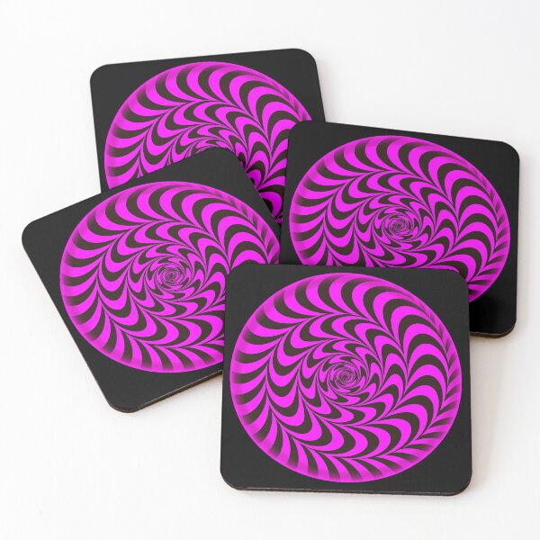 Item preview, Circle black and pink Trippy optical illusion  designed and sold by Designs Of all kinds.
