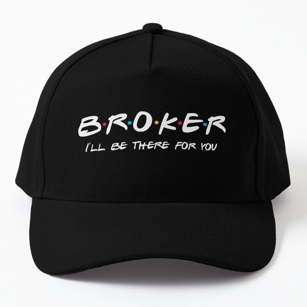Funny Broker Real Estate Friends Design Baseball Cap