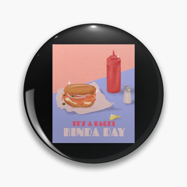 Item preview, It's A Bagel Kinda Day - Breakfast Bagel Design designed and sold by Shirtlify.