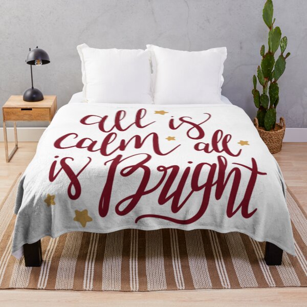 Item preview, All Is Calm All Is Bright T-ShirtAll Is Calm All Is Bright designed and sold by GriseldaBroo.