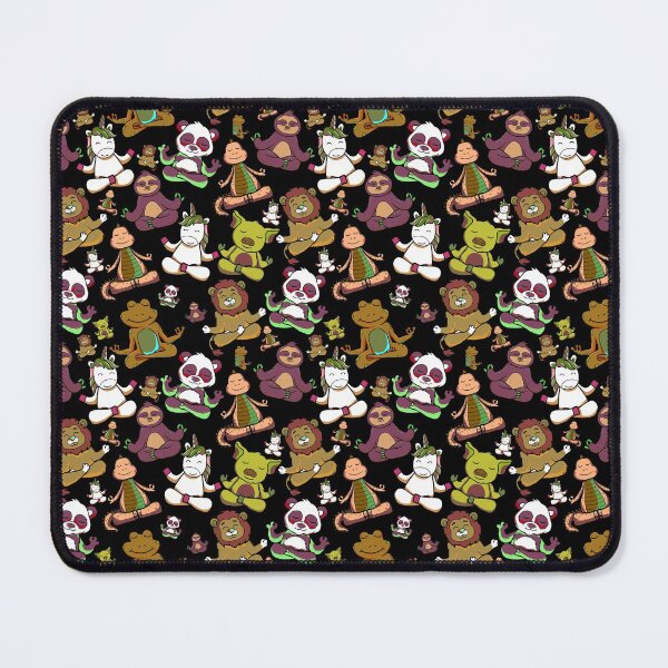 Item preview, Colorful yoga pattern | Yoga seamless pattern for yoga lessons designed and sold by Awesome 4 all.