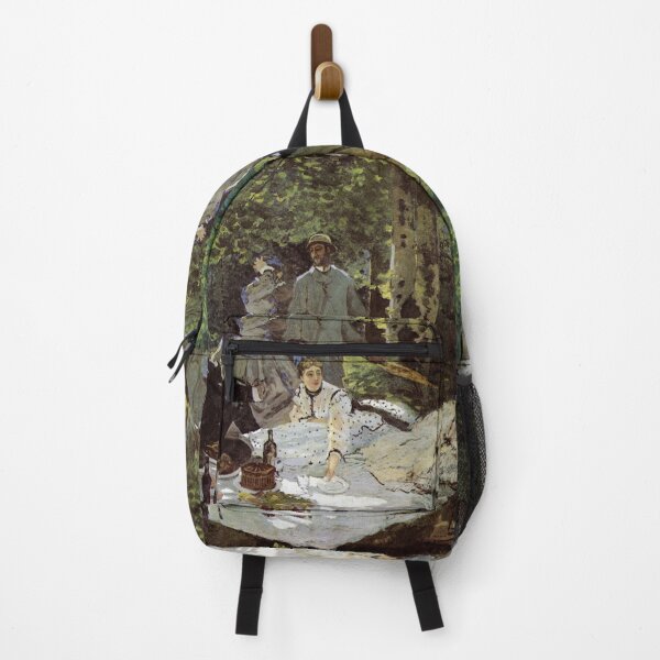 Item preview, Impressionist Painting Luncheon on the Grass (1865–1866) By Claude Monet designed and sold by Designedbysm.