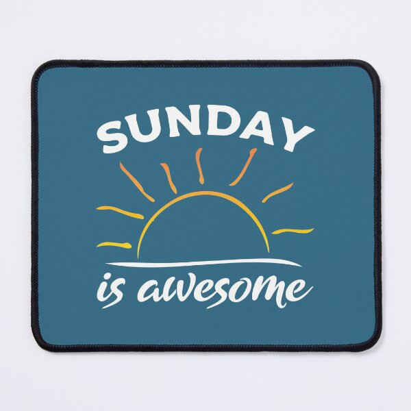 Item preview, Sunday motivational quotes - Sunday is awesome - Motivational quotes designed and sold by Alice-Elgawi.