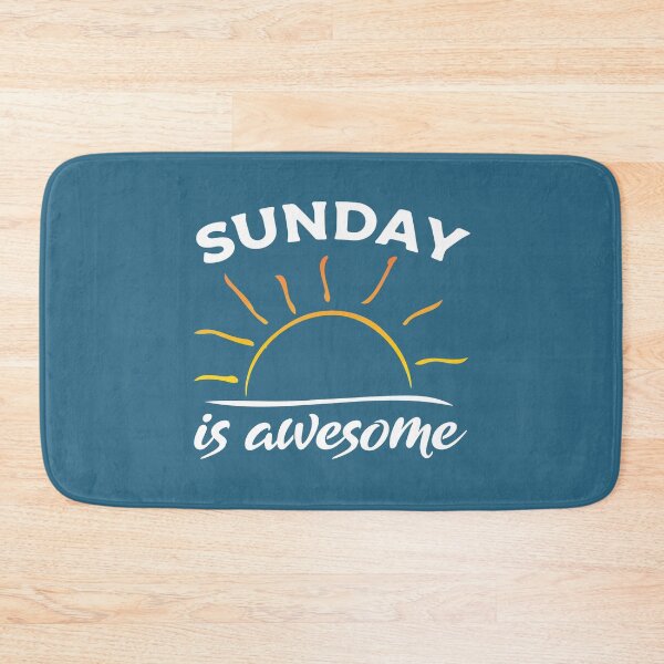 Item preview, Sunday motivational quotes - Sunday is awesome - Motivational quotes designed and sold by Alice-Elgawi.