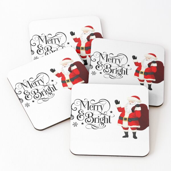 Item preview, Merry Bright santa christmas  designed and sold by QueenT-shirt.
