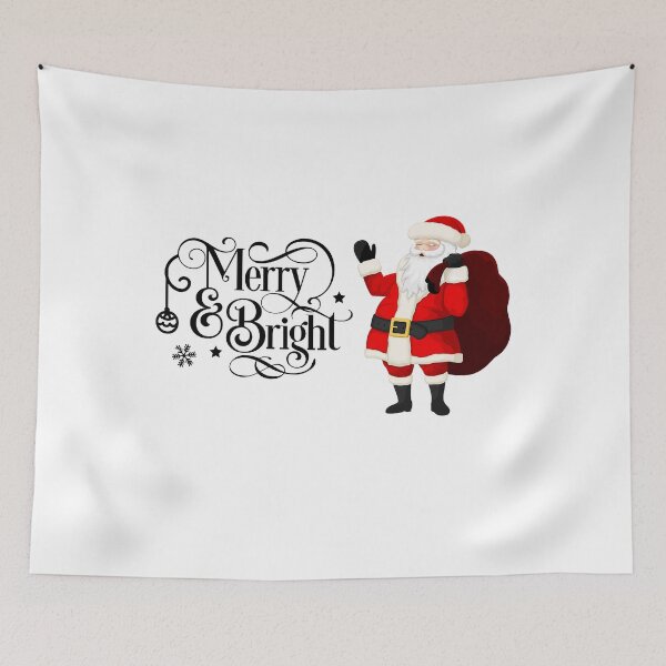 Item preview, Merry Bright santa christmas  designed and sold by QueenT-shirt.
