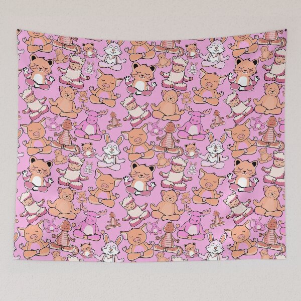 Item preview, Colorful yoga pattern for yoga lessons | Yoga seamless pattern designed and sold by Awesome 4 all.