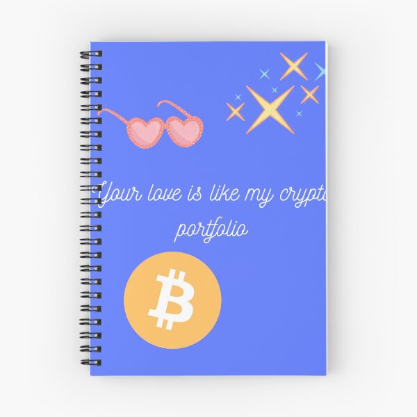 Item preview, Your love is like my crypto portfolio design designed and sold by UpcomingTech.