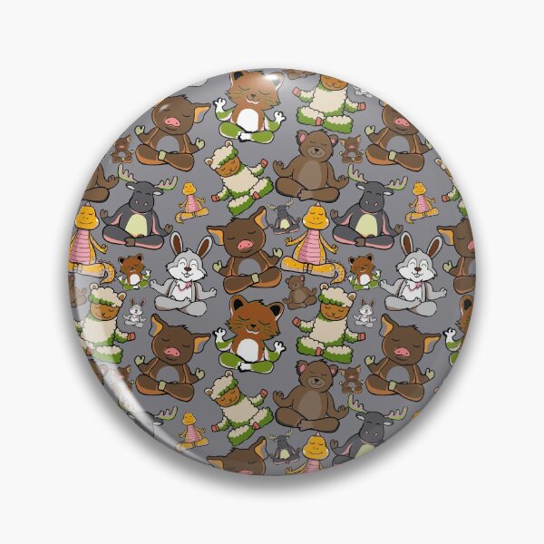Item preview,  Colorful yoga pattern | Yoga seamless pattern | animals doing yoga designed and sold by Awesome 4 all.