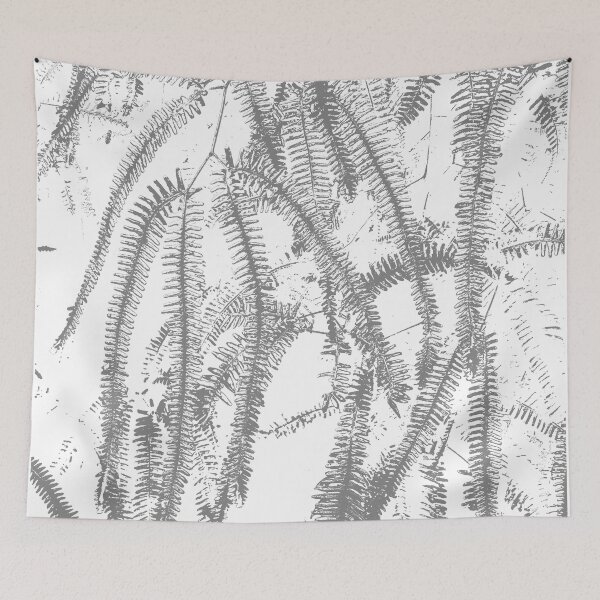 Item preview, Fern pattern in silvery grey designed and sold by Greengardens36.